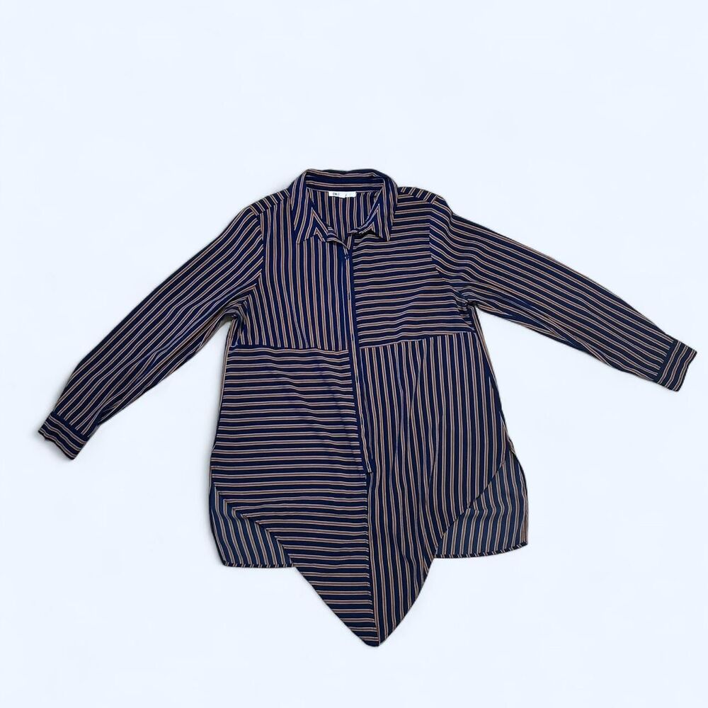 Women's Blue and Navy Shirt